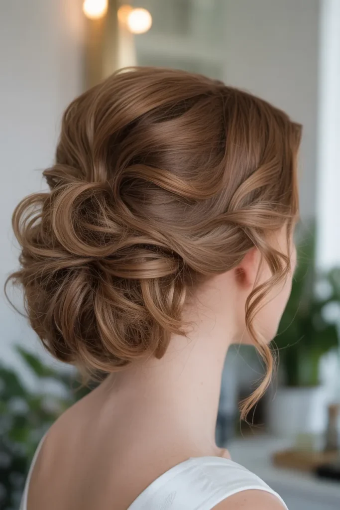 The Voluminous Soft Updo hairstyles