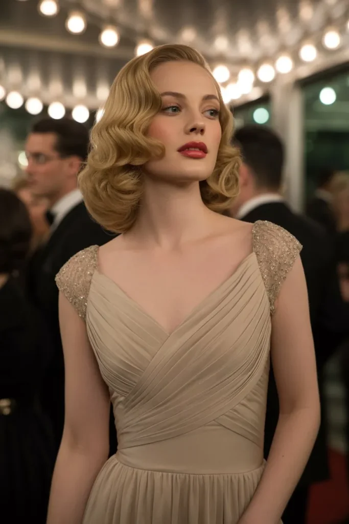  The Vintage-Inspired Waves hairstyles