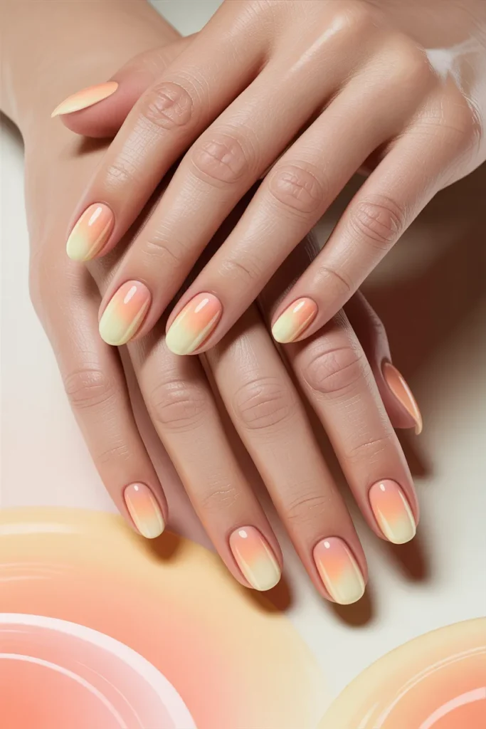 White and Silver Glitter Tips Nail designs for women