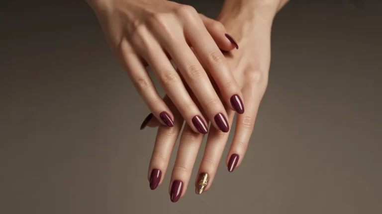 Burgundy Nail Designs