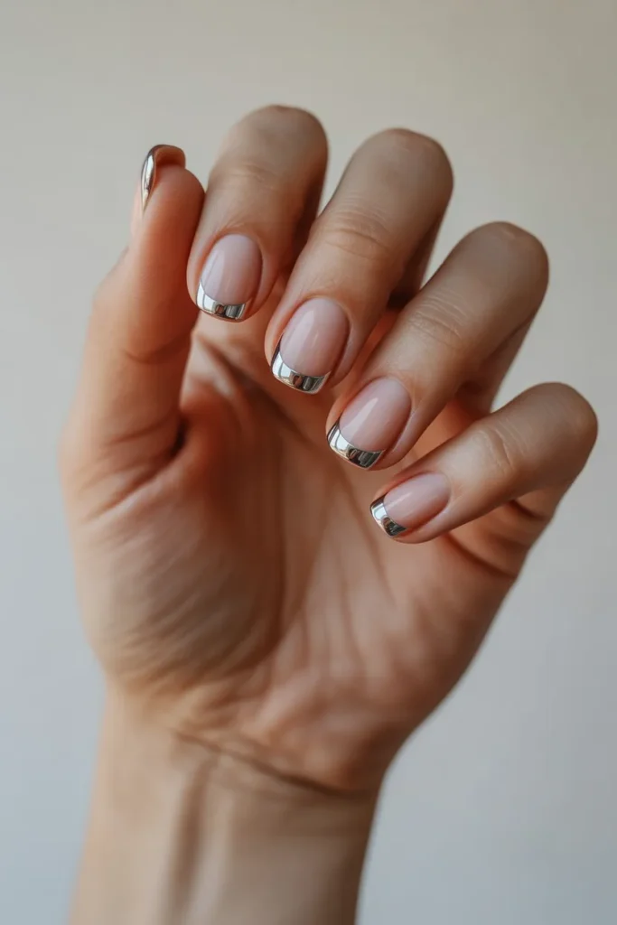 Chrome Tips with Negative Space