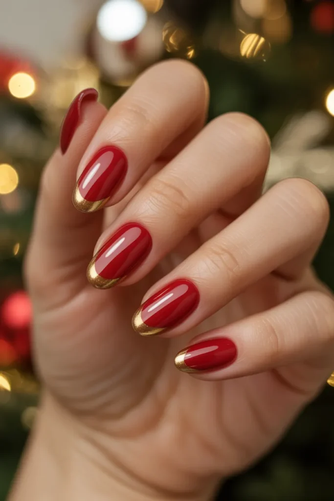 Classic Red with Gold Tips