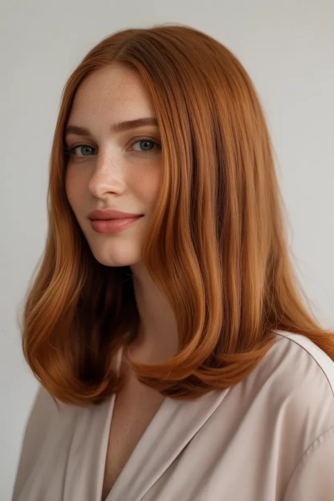 Classic Warm Copper Shine hairstyles