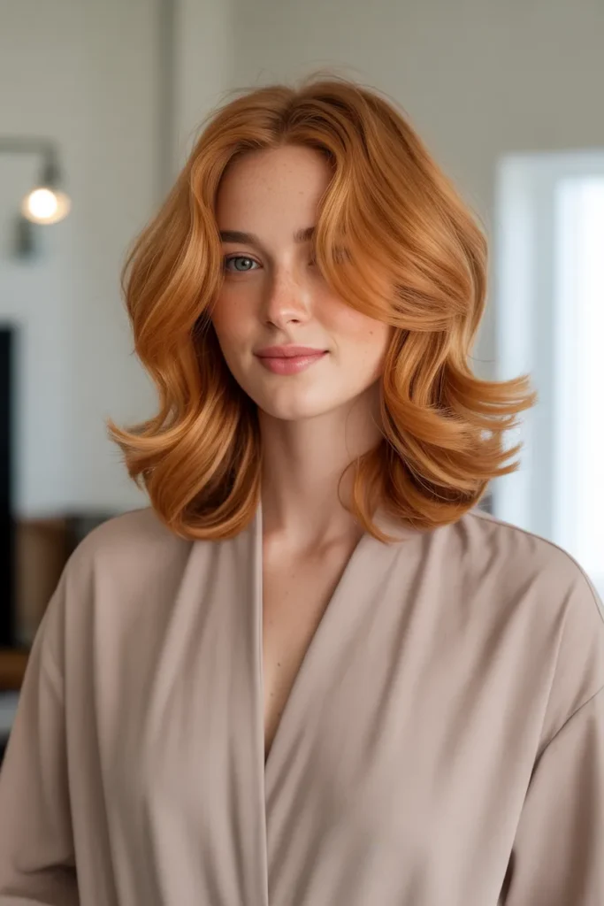 Copper Glow on Medium-Length Waves