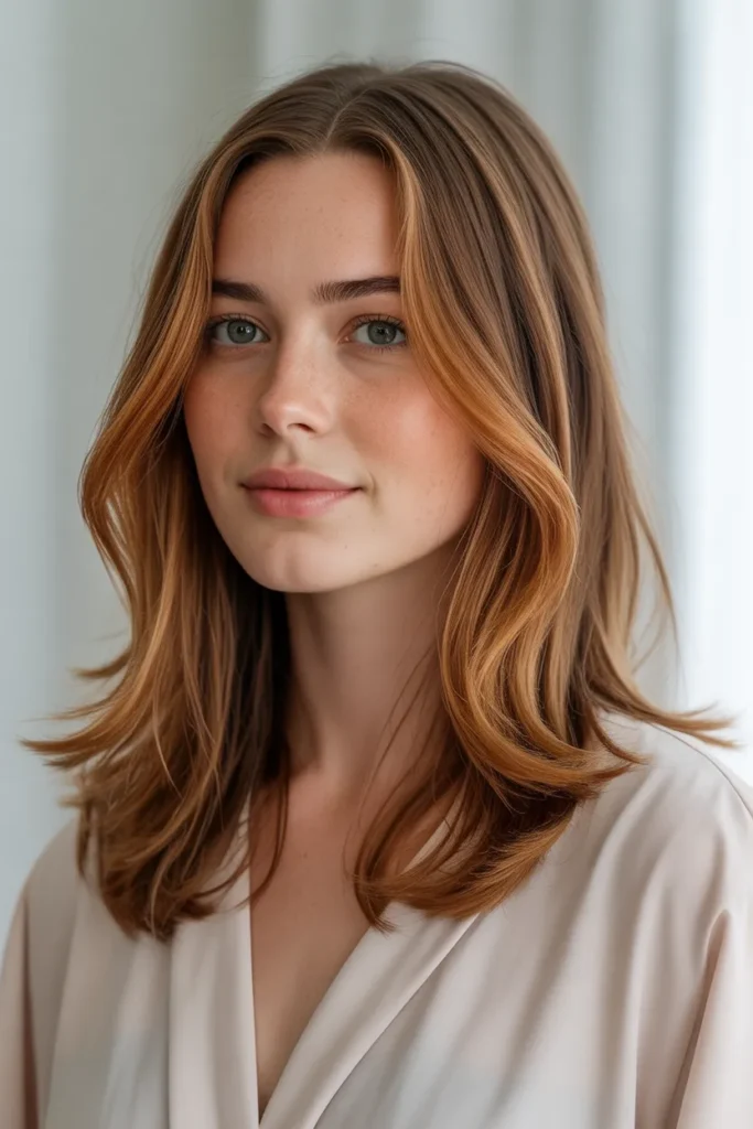 Copper Highlights on Natural Base