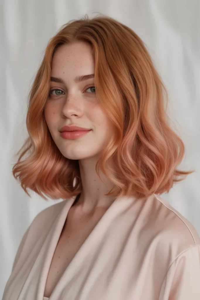 Copper with Subtle Rose Undertone