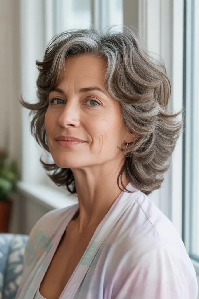 Feathered Medium-Length Style