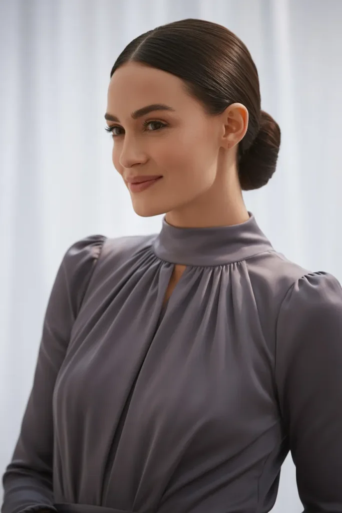 High Ponytail with Textured Ends