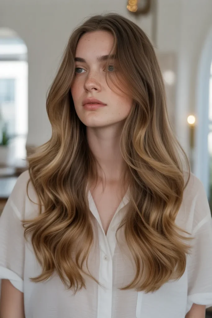 Long Cut with Subtle Wave Perm
