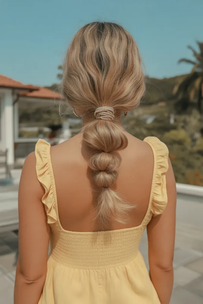 Low Twisted Pony with Loose Finish