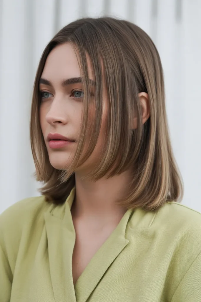 Medium Cut with Face-Framing Angles