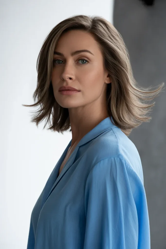 Medium Cut with Light Layer Definition