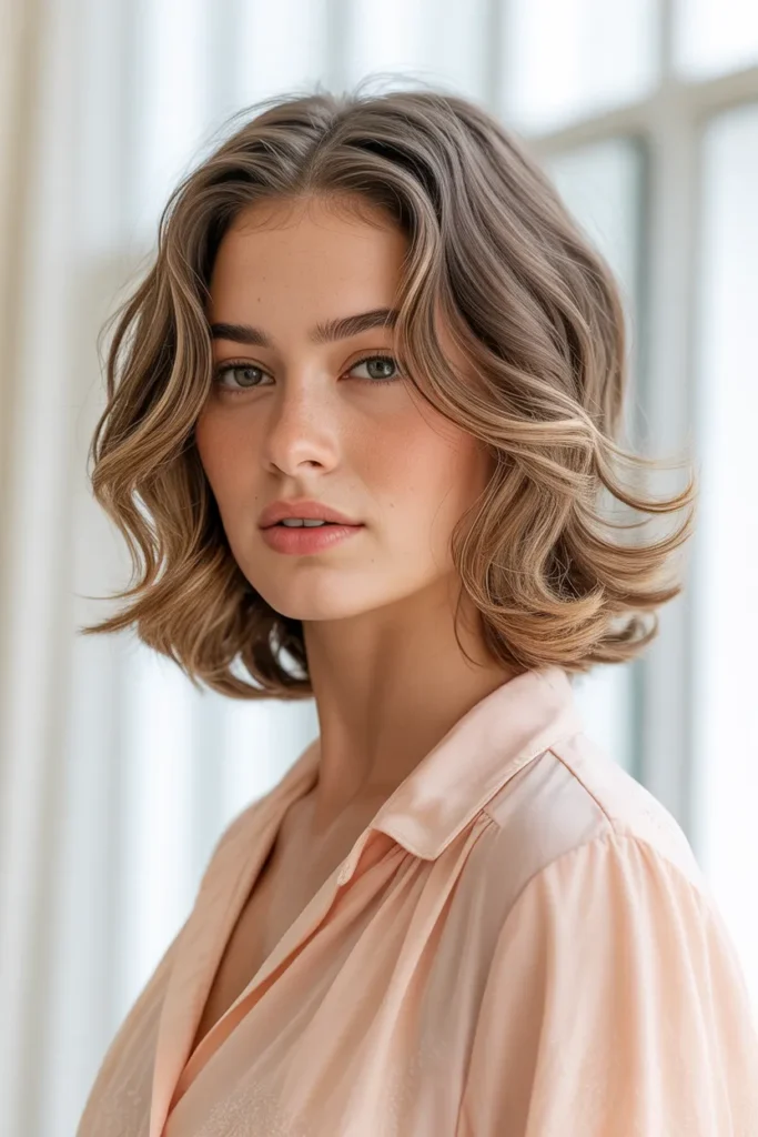 Medium Length Cut with Natural Flow