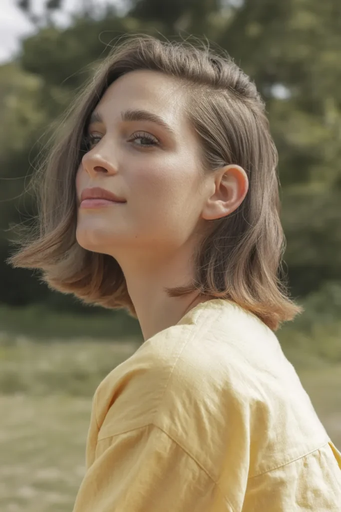 Medium Length with Natural Bend Shape