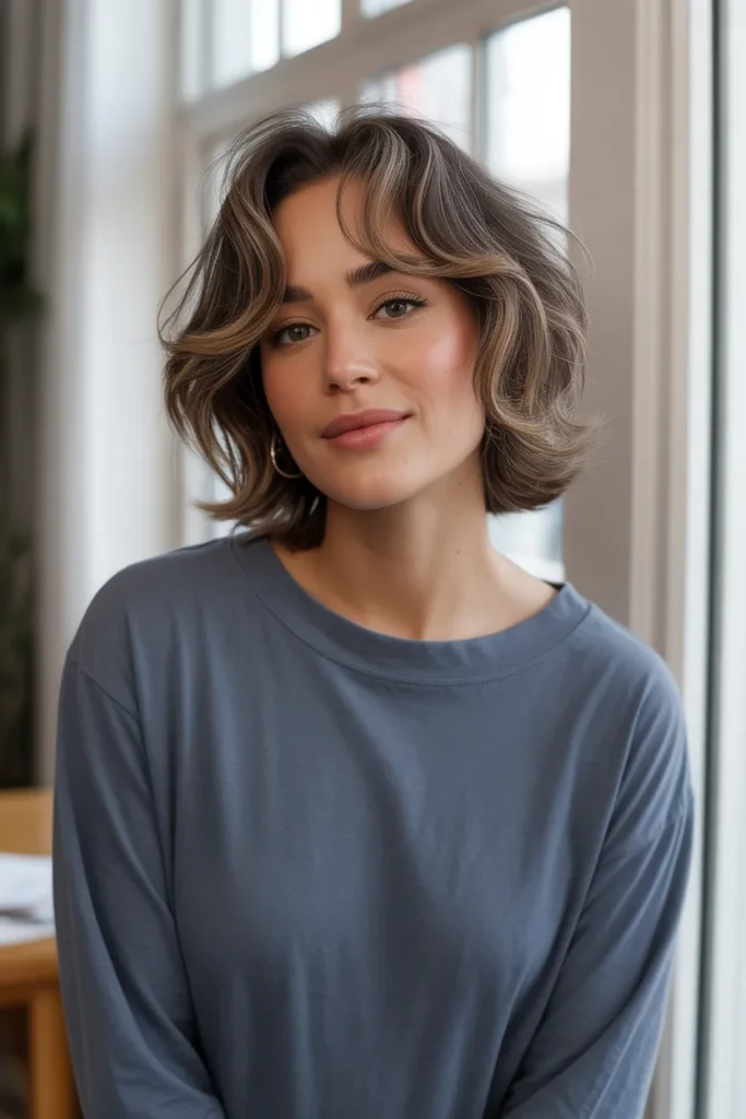 Medium Volumized Cut for Casual Styling