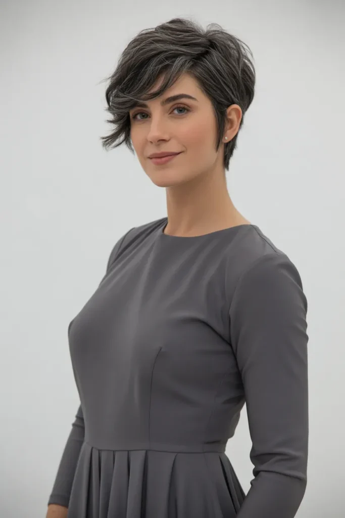 Messy Pixie Cut with Textured Layers