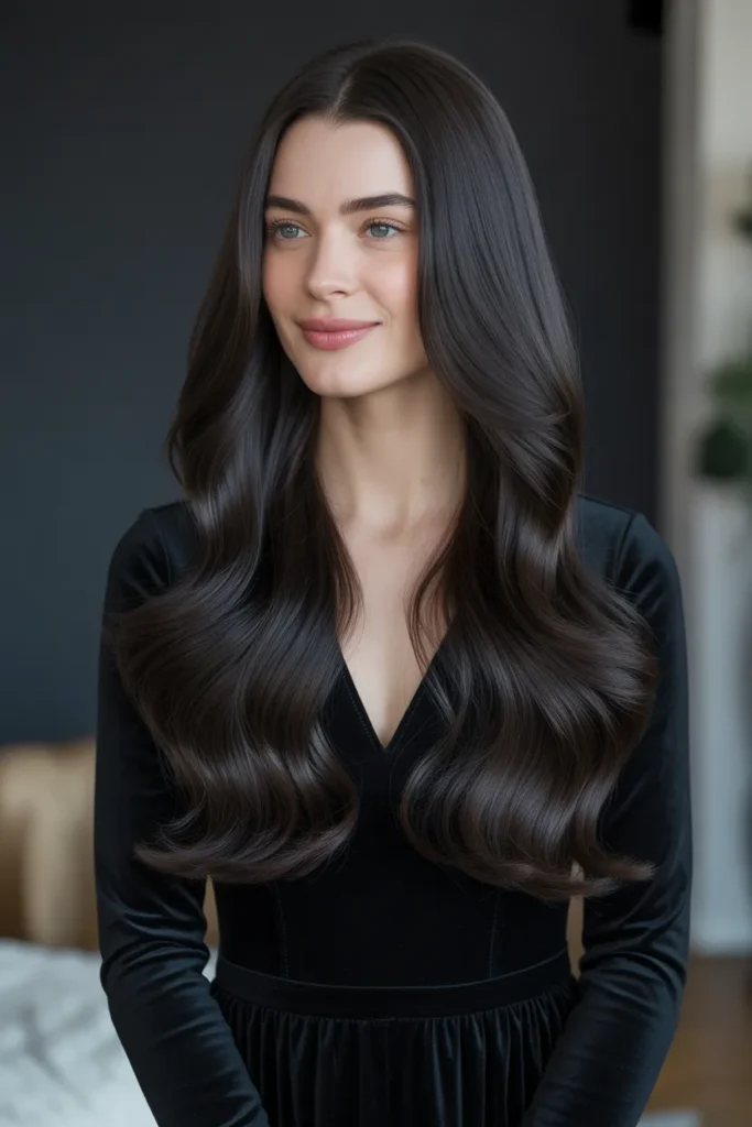 Midnight Sleek Straight Hair