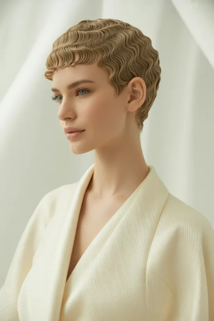Minimalist Short Curly Cut