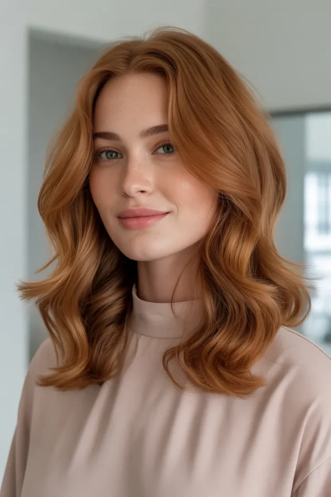 Muted Copper with Earthy Undertones