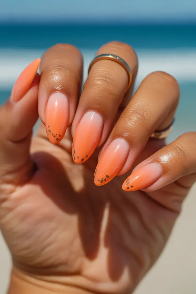 Papaya Paradise Nails