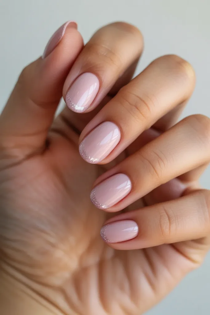 Pink Cateyes with Glitter Gradient