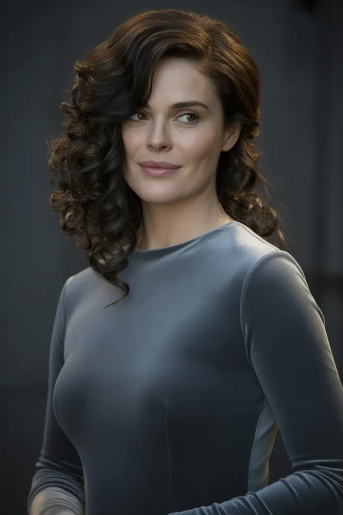 Side-Swept Curls with Volume