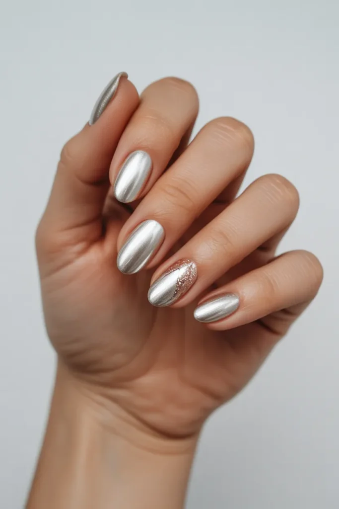 Silver Cateyes with Rose Gold Highlights