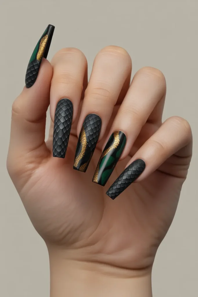 Snake Skin Effect with Matte Finish