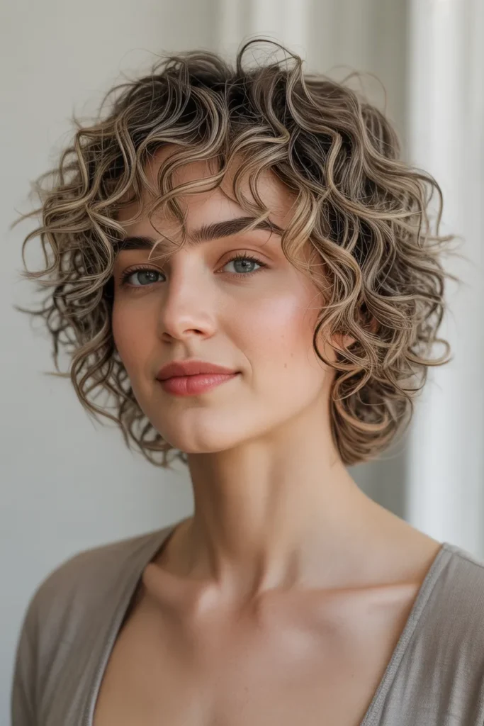 Textured Curly Crop