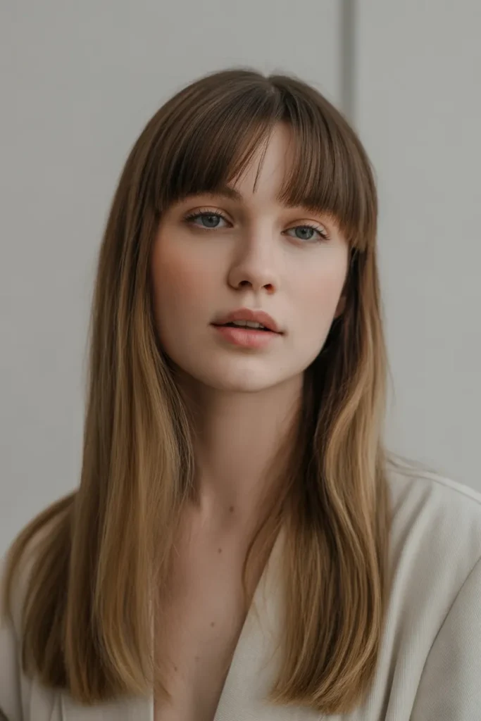 Wispy Ends with Straight Fringe