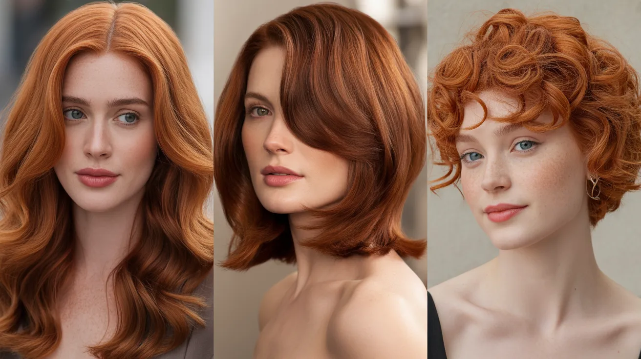 Women red hairstyles