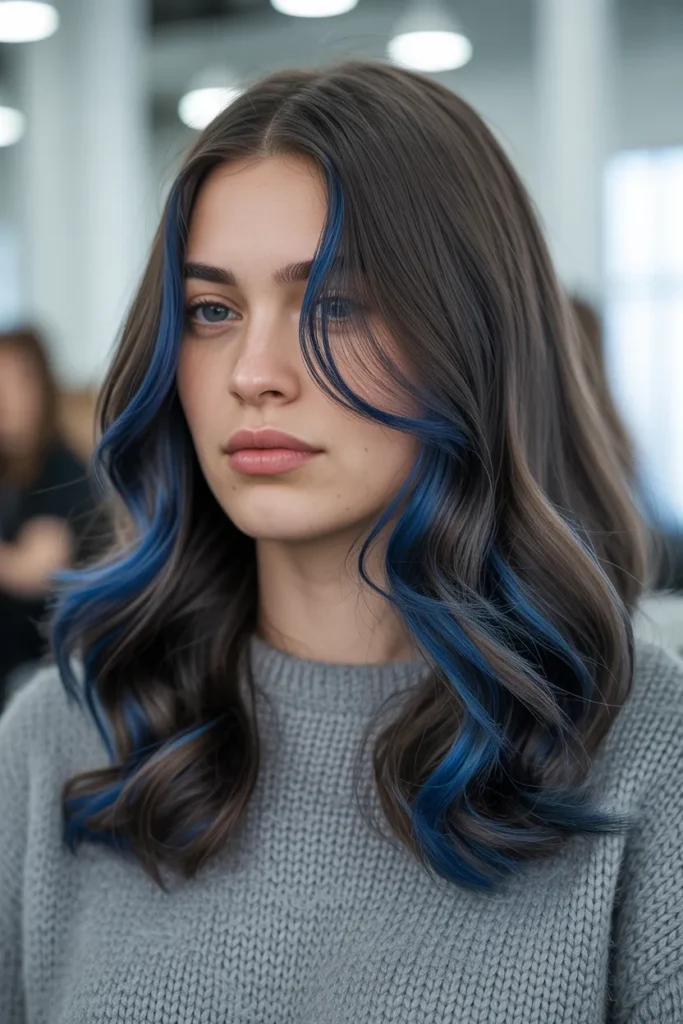 Sapphire Blue Highlights