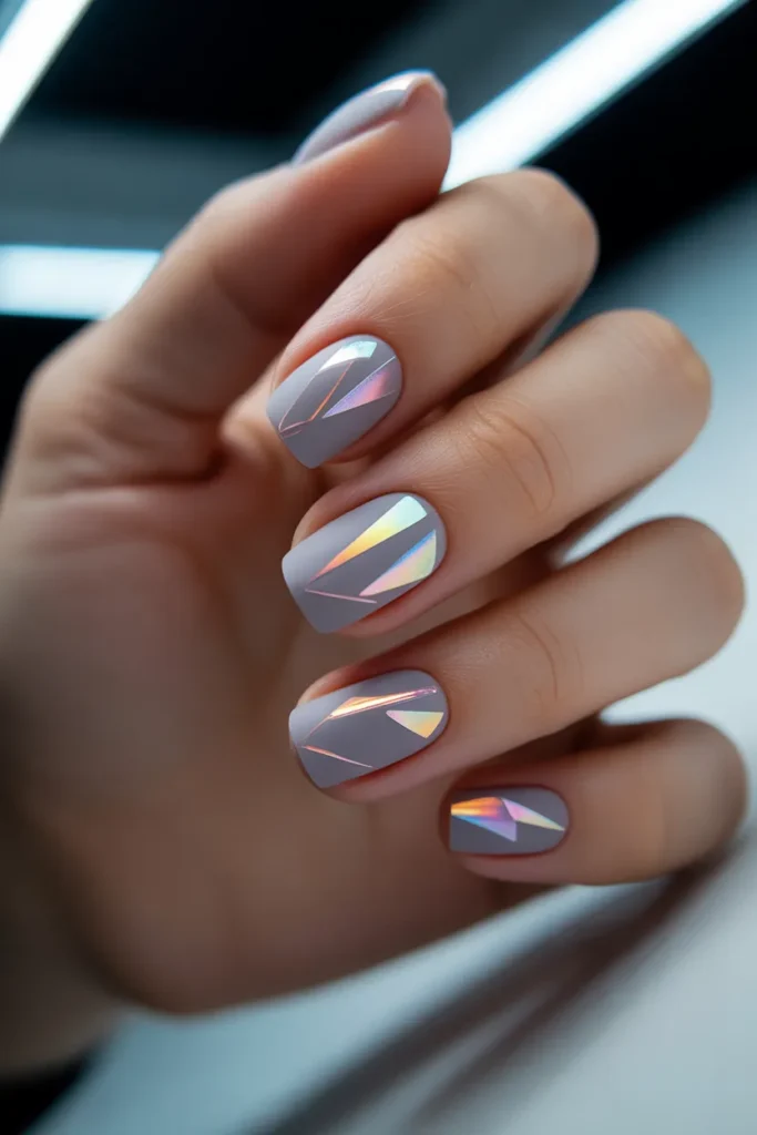 Holographic Shards with Matte Finish