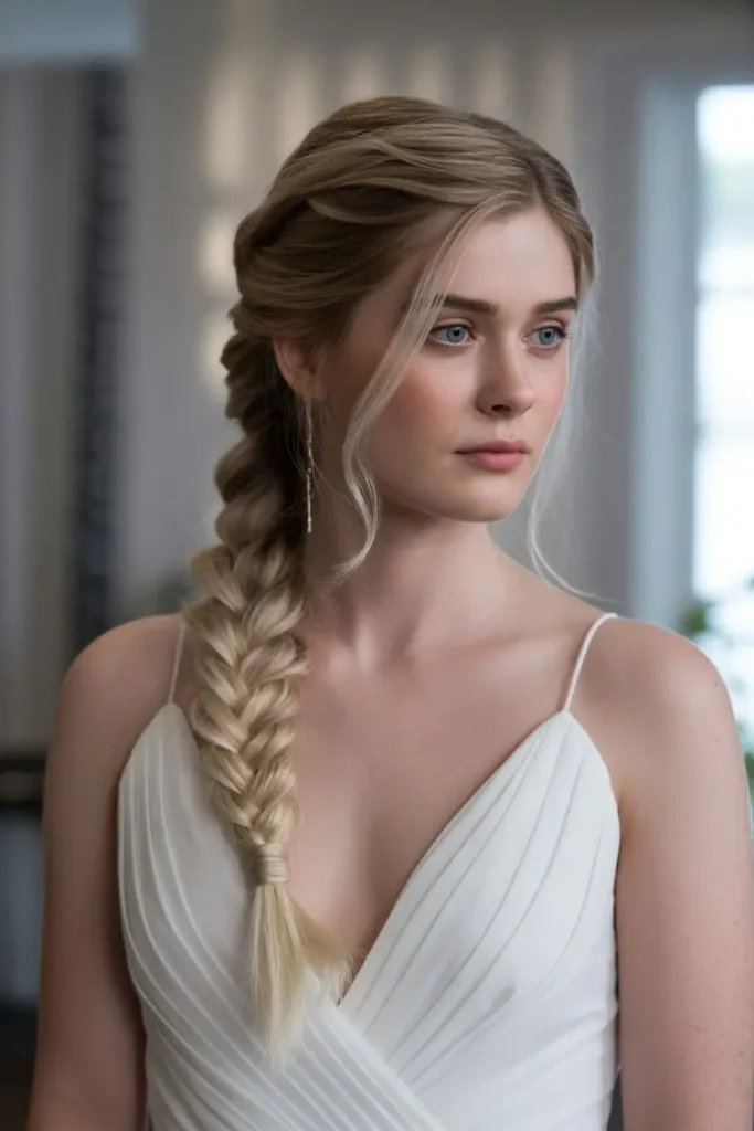 The Braided Low Ponytail