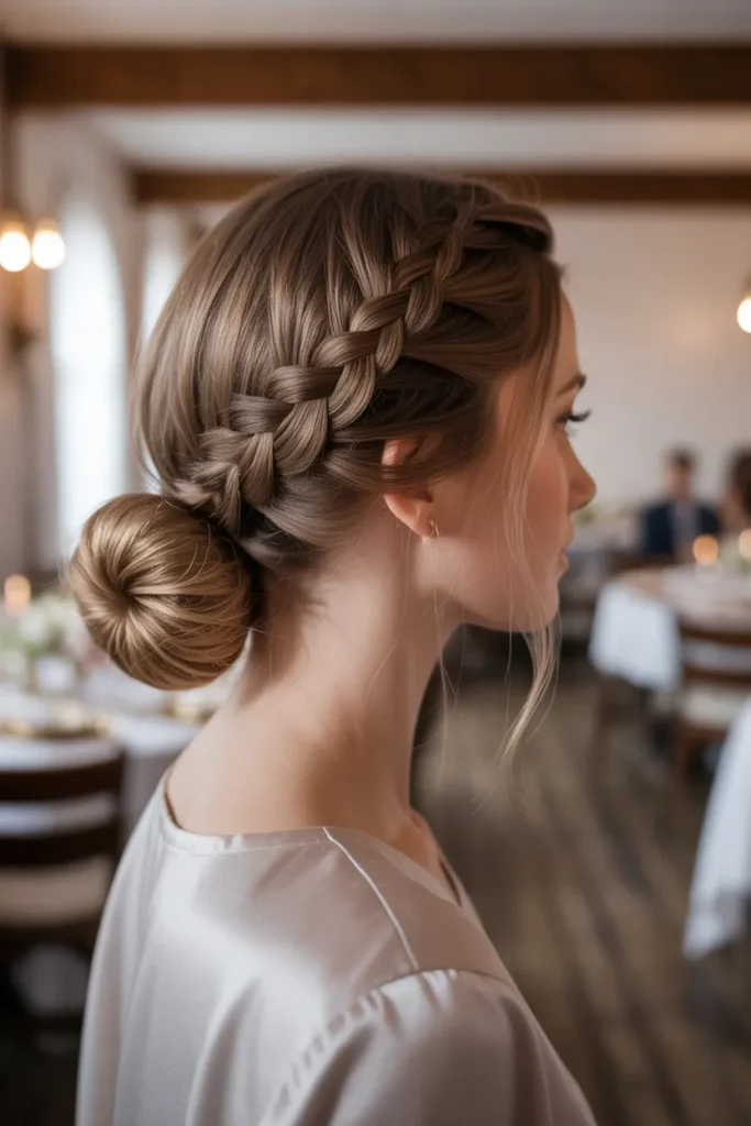 Braided Side Bun