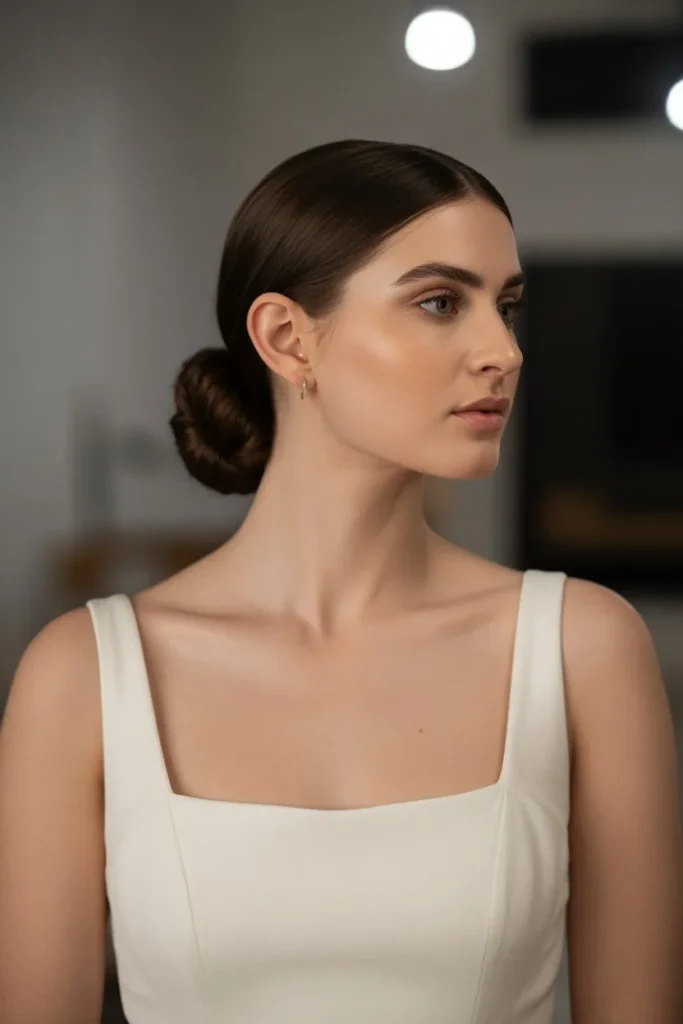 The Chic Twisted Low Bun