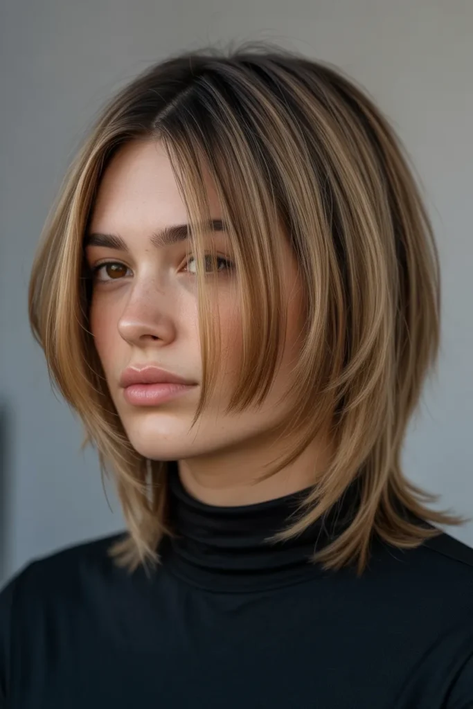 Angled Layered Cut