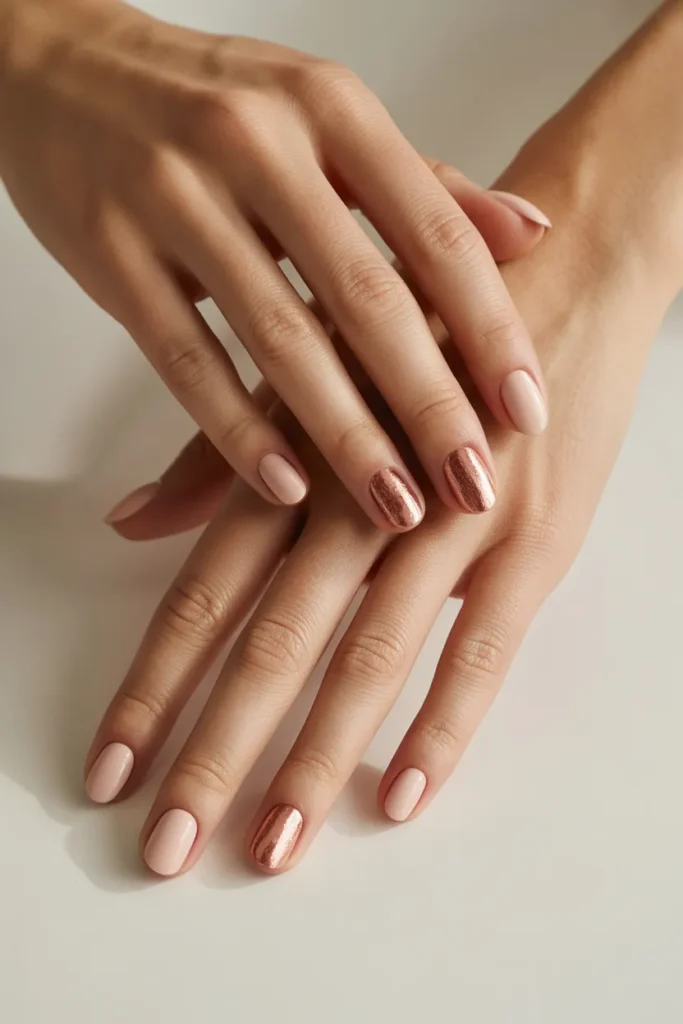 Rose Gold Foil Accents