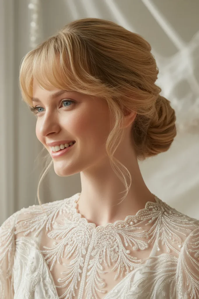 Soft Twist with Curtain Bangs
