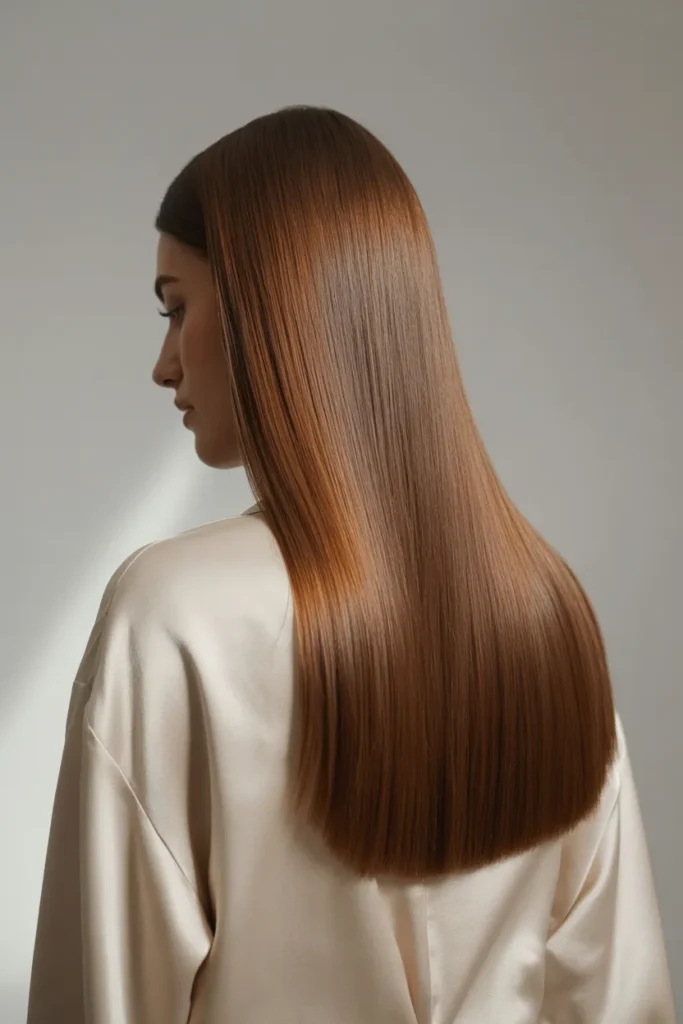 Sleek and Shiny Straight Cut