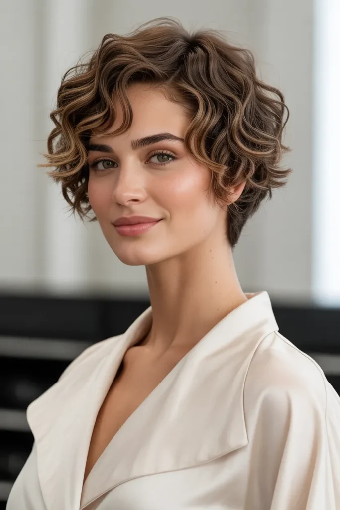 Wavy Pixie Cut