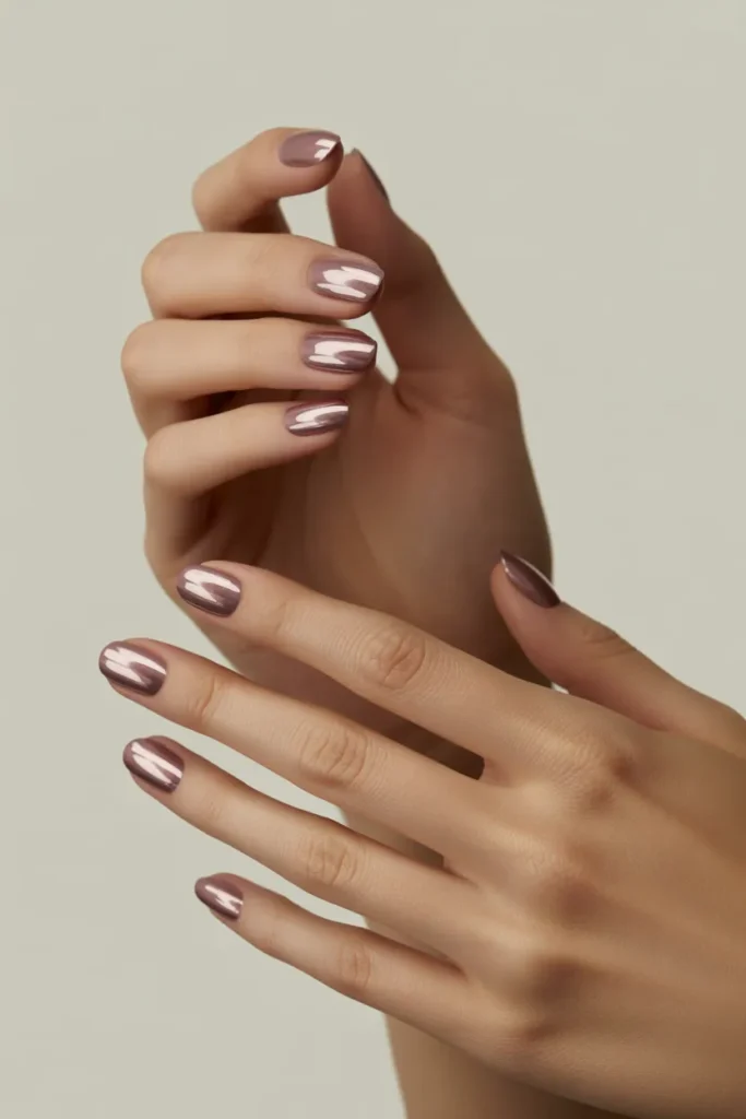 Muted Rose Chrome Finish