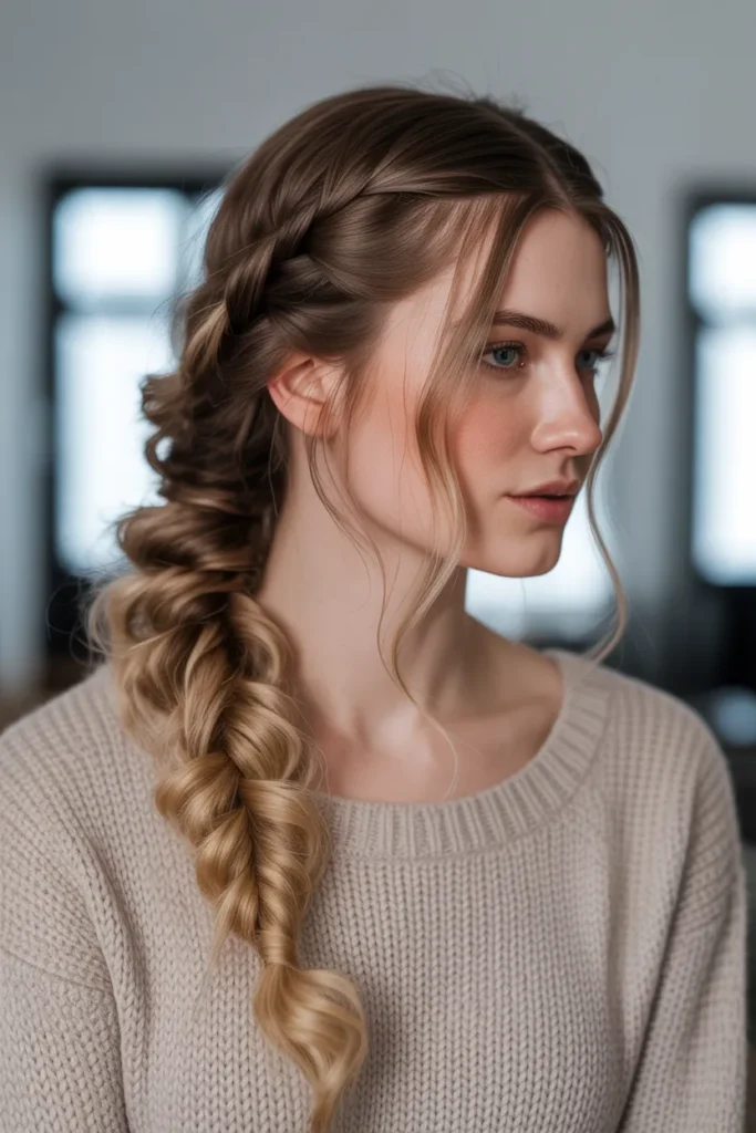 Side Twisted Fishtail