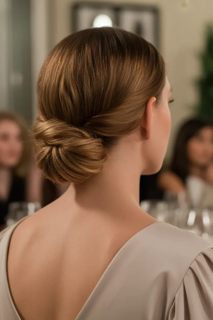 Sleek Twisted Half-Up