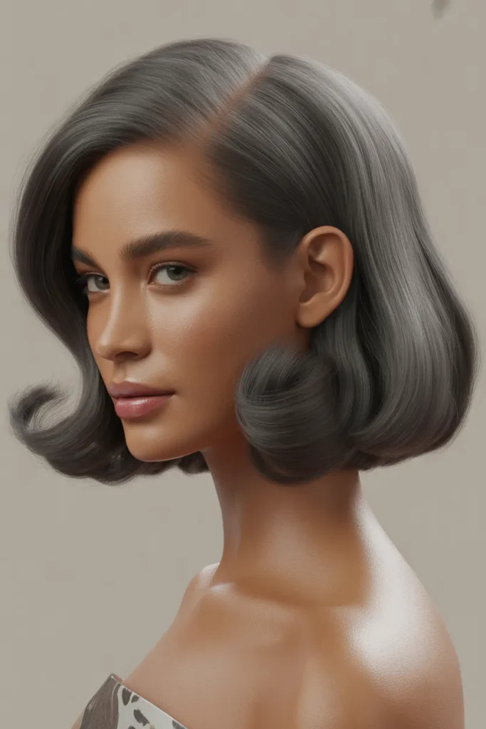 The Sleek Lob with Soft Waves