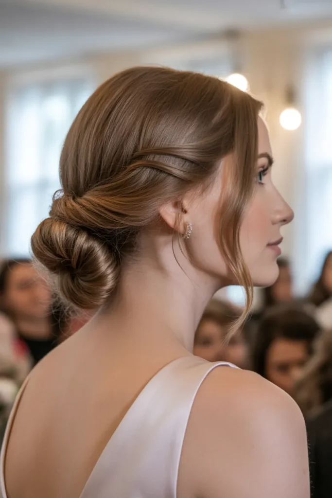 Loose Twisted Side Bun