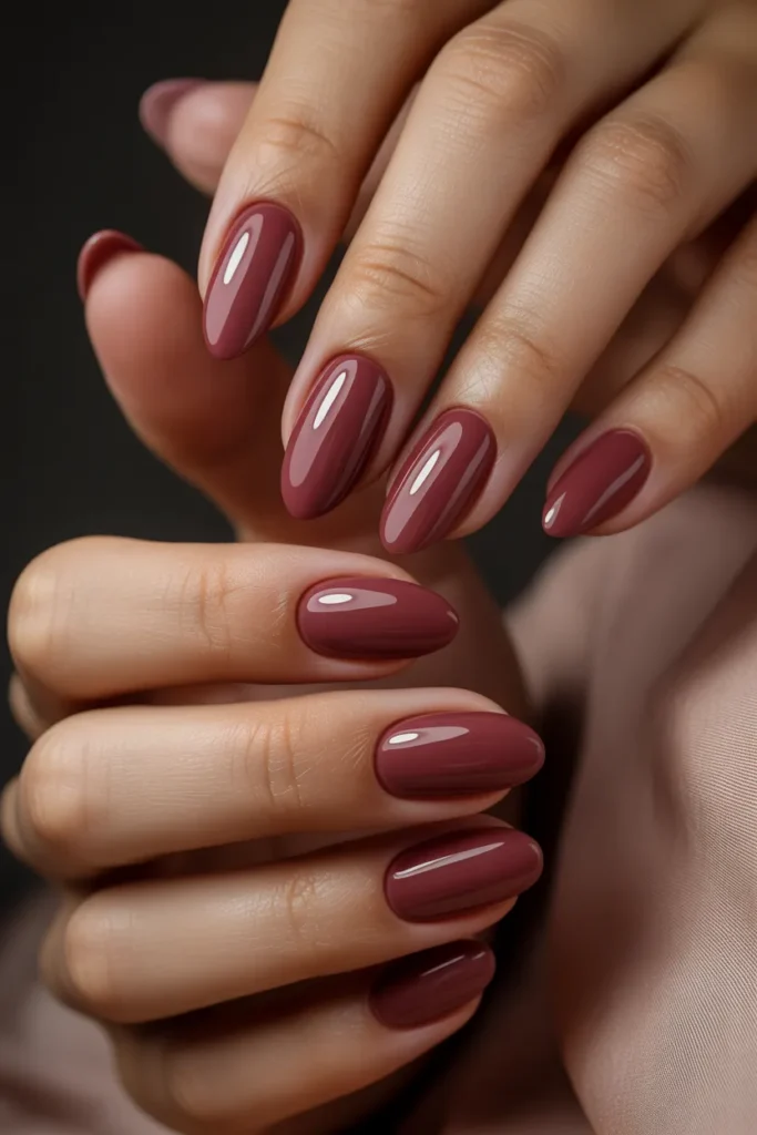 Burnt Rose Gloss Nails