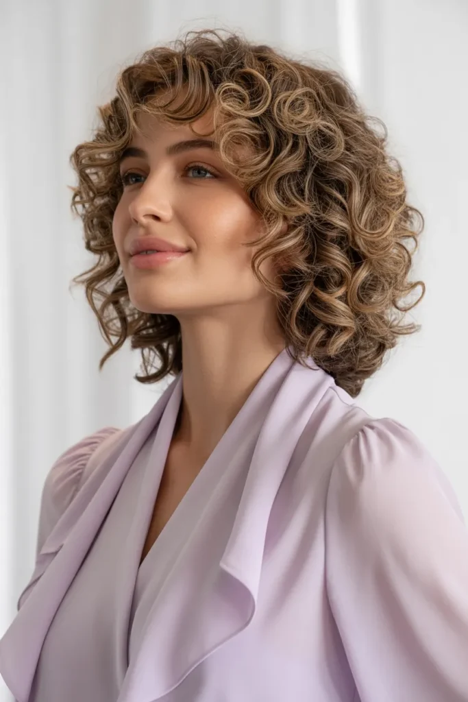 Bouncy Curls with Soft Waves