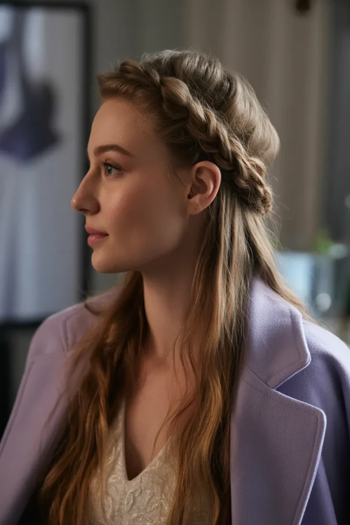 Twisted Crown Half-Up