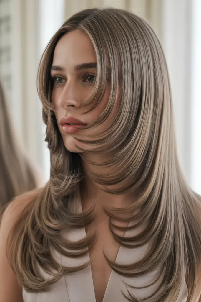 Long Butterfly with Angled Layers